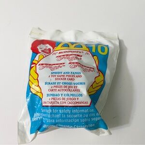 Vintage 2000 McDonald's Crazy Bones #10 Speedy & Fangs Sealed